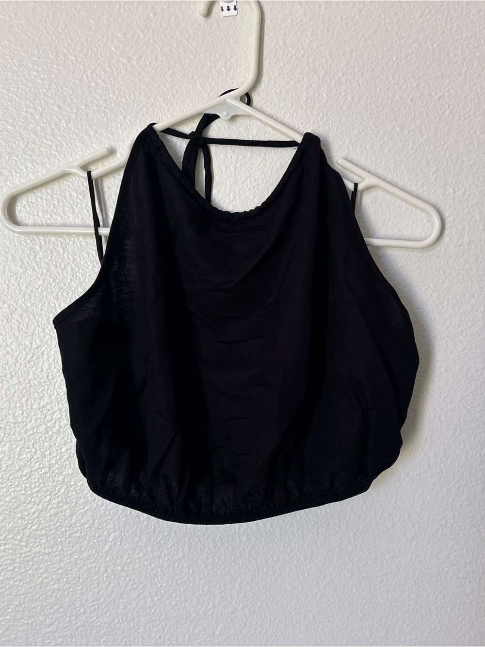 Zara Black Women's Halter Tank Top